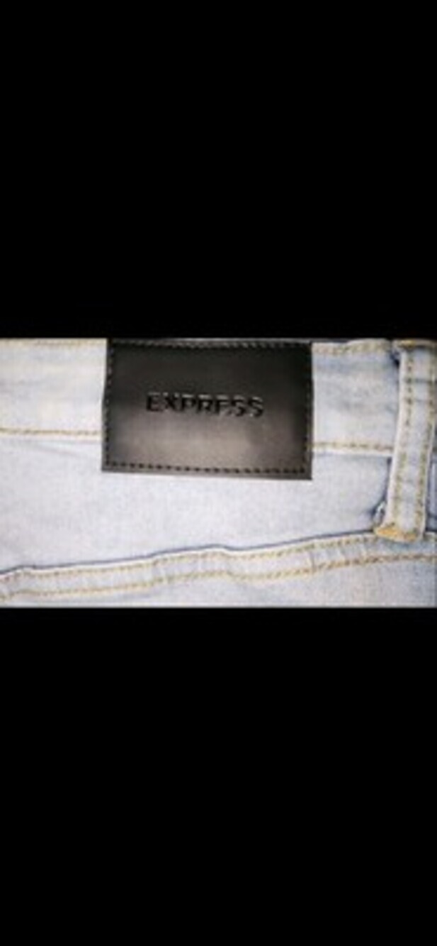Express Athletic Slim Hyper Stretch Jeans 36x32 Sku:146-147-148-149 - Picture 4 of 5